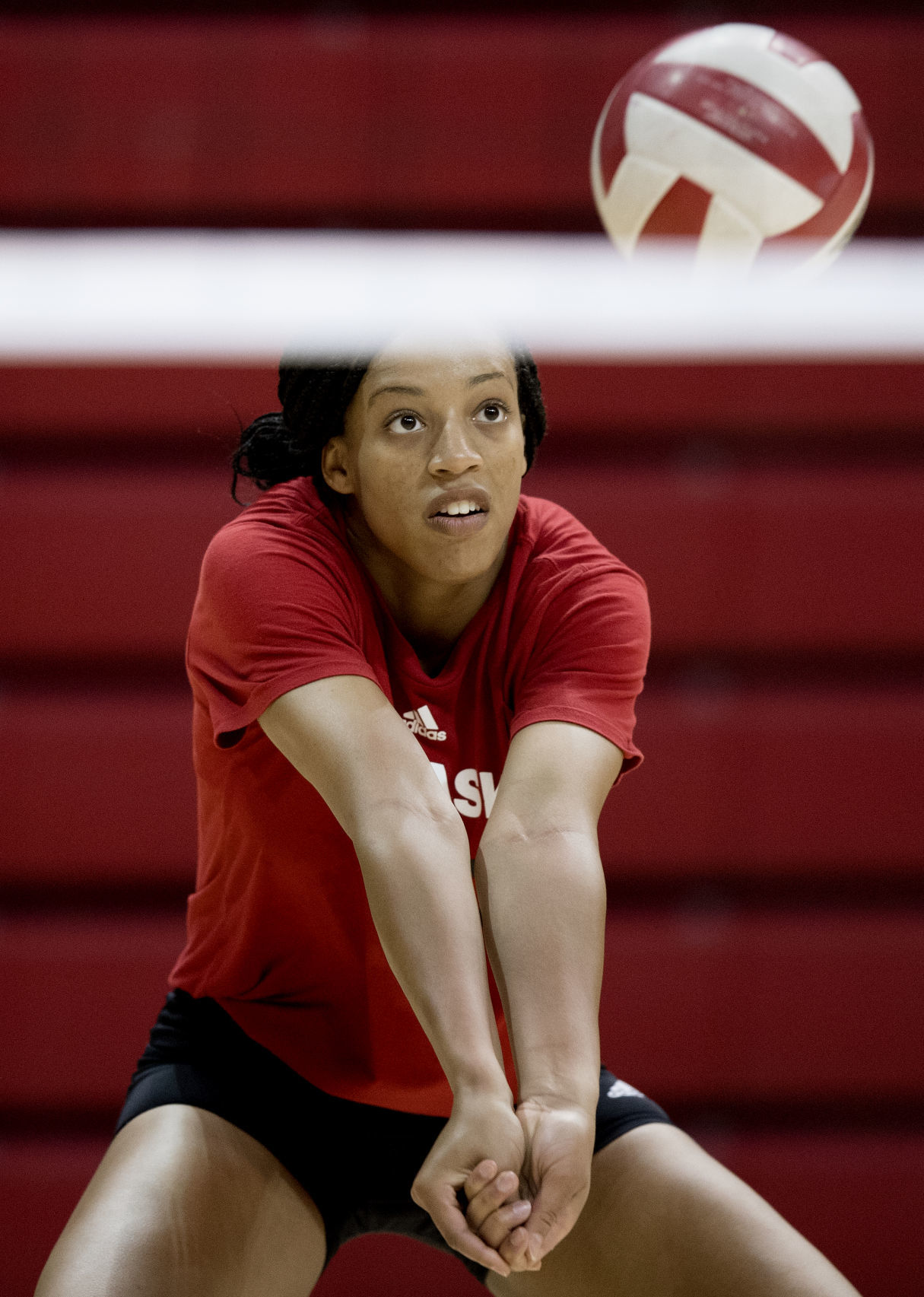 Nebraska Volleyball Spring Practice, 3.29